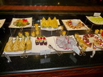 Hotel Abendessen Früchte und Süssigkeiten (TH).